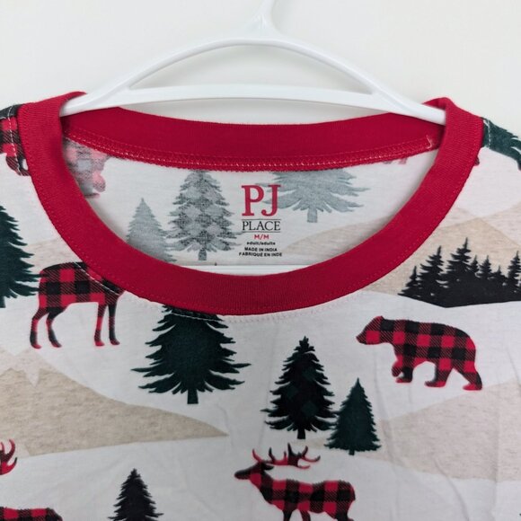 The Children’s Place - Adult Matching Family Mountain Cotton Pajamas - White - Picture 3 of 6